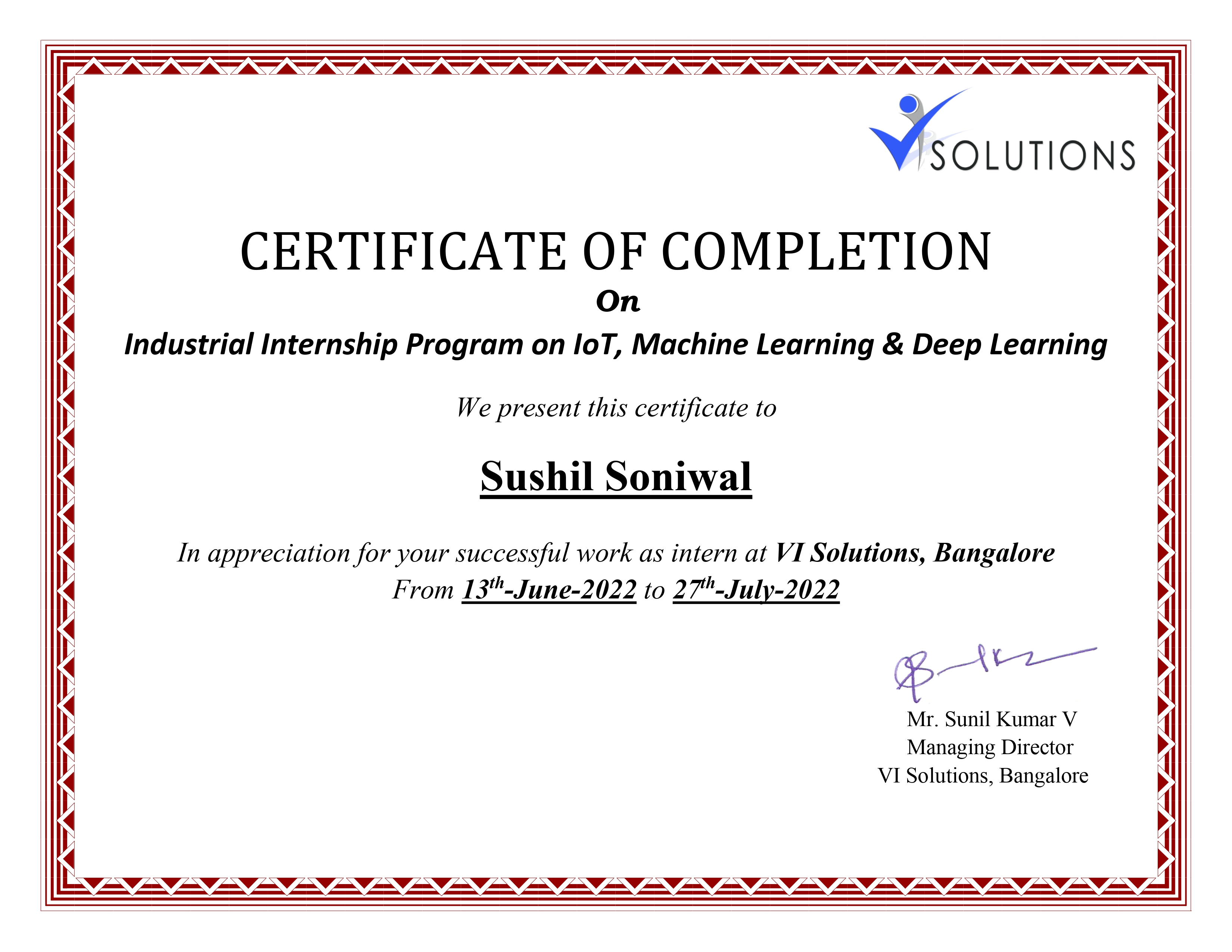 Certificate 7